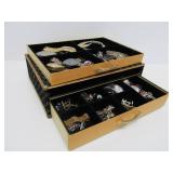 Vintage ANSON Jewelry Box w/Assorted Men