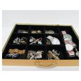 Vintage ANSON Jewelry Box w/Assorted Men