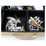 Vintage ANSON Jewelry Box w/Assorted Men