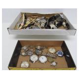 Large Group of Vintage & Modern NON-WORKING Watches