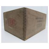 Vintage Dovetailed Wood DUPONT Explosives / Dynamite Advertising Crate