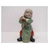 Large Vintage Chinese Porcelain Water Carriers Figurine