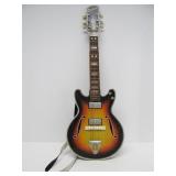 Vintage Sears Big Toy Box Steel (Tin) Electric Toy Guitar w/Original Strap