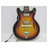 Vintage Sears Big Toy Box Steel (Tin) Electric Toy Guitar w/Original Strap