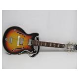 Vintage Sears Big Toy Box Steel (Tin) Electric Toy Guitar w/Original Strap