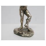 Vintage Silver Clad Fiddler Sculpture by A. Kedem - Made in Israel