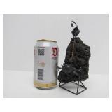 Very Cool Vintage Metal & Lava Rock Sculpture by Greg & Jeff Quayle - "The Original Flea"