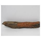 Hand Carved Signed North Wind Face etc Natural Log Sculptures by Jeff Lippka & others