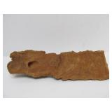 Hand Carved Signed North Wind Face etc Natural Log Sculptures by Jeff Lippka & others