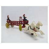 Group of Vintage Style Cast Iron Fire Engines / Trucks
