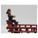 Group of Vintage Style Cast Iron Fire Engines / Trucks