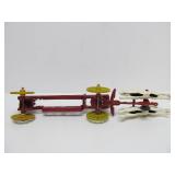 Group of Vintage Style Cast Iron Fire Engines / Trucks