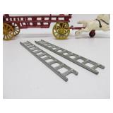 Group of Vintage Style Cast Iron Fire Engines / Trucks