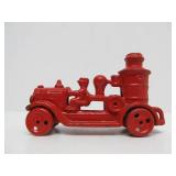 Group of Vintage Style Cast Iron Fire Engines / Trucks