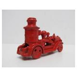 Group of Vintage Style Cast Iron Fire Engines / Trucks