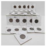Lot of 26 Assorted US Indian Head Pennies from 1882-1907 #1