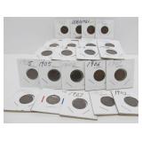 Lot of 26 Assorted US Indian Head Pennies from 1882-1907 #2