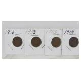 Lot of 26 Assorted US Indian Head Pennies from 1882-1907 #2
