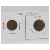 Lot of 26 Assorted US Indian Head Pennies from 1882-1907 #2