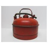 2 Good Vintage Red Metal EAGLE Gas Cans