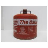 2 Good Vintage Red Metal EAGLE Gas Cans