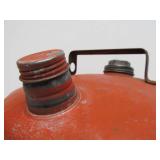 2 Good Vintage Red Metal EAGLE Gas Cans
