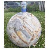 Massive Genuine Petrified Wood Sphere