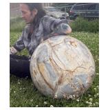 Massive Genuine Petrified Wood Sphere