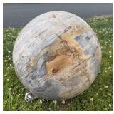 Massive Genuine Petrified Wood Sphere