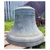 HUGE & Fantastic Antique 1870 BUCKEYE Foundry Bronze Bell - Vanduzen - Cincinnati