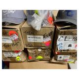 LOT OF 100+ NEW TWIN CITY FAN & BLOWER EMBROIDERED BASEBALL CAPS, MIXED LOGO DESIGNS, ADJUSTABLE PROMOTIONAL HATS, BULK INVENTORY LOT!