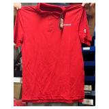 MSRP $450 9-CT NEW WITH TAGS UNDER ARMOUR TECH POLO SHIRTS, NWT, RED PERFORMANCE CORPORATE APPAREL W/ WESTWOOD LOGO, SIZES S-2XL