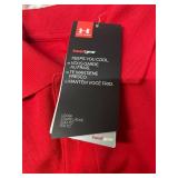 MSRP $450 9-CT NEW WITH TAGS UNDER ARMOUR TECH POLO SHIRTS, NWT, RED PERFORMANCE CORPORATE APPAREL W/ WESTWOOD LOGO, SIZES S-2XL