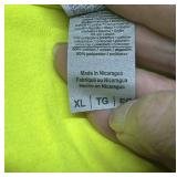LOT OF 25+ NEW MIXED SIZES "WESTWOOD" SAFETY YELLOW LONG SLEEVE T-SHIRTS, HIGH-VISIBILITY CREWNECK WORK SHIRTS, NEW CONDITION!