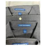 LOT OF 13 NEW MIXED STYLE CORPORATE SHIRTS, PORT AUTHORITY & RED HOUSE BRANDS, SIZES M & L, BUSINESS CASUAL WORK WEAR, PROFESSIONAL STYLE!