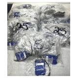 150+ NEW CRUISE LUGGAGE TAGS W/ PRIVACY COVER, CRUISEONE TRAVEL ID HOLDERS, SECURE BAG IDENTIFIERS, BULK TRAVEL ACCESSORY LOT!