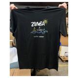 LOT 10 NEW MIXED SIZES ZUMBA FITNESS T-SHIRTS, NAUTICAL VITAMIN SEA GRAPHIC, ACTIVE & CASUAL WEAR, COMFORTABLE WORKOUT GEAR!