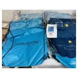 100+ NEW CRUISEONE DRAWSTRING CINCH BAGS,2  ASSORTED STYLES BUT MOSTLY LIGHT BLUE, LIGHTWEIGHT BACKPACKS FOR VACATION & EVENTS!