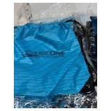 100+ NEW CRUISEONE DRAWSTRING CINCH BAGS,2  ASSORTED STYLES BUT MOSTLY LIGHT BLUE, LIGHTWEIGHT BACKPACKS FOR VACATION & EVENTS!