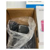 BULK LOT OF NEW USB POWER ADAPTERS, ASSORTED COLORS 40W 5-PORT USB HOME CHARGERS & 30W USB WALL PLUGS, MULTI-DEVICE CHARGING ACCESSORIES