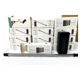 72-CT NEW COLLAPSIBLE STAINLESS STEEL STRAWS, CRUISEONE TRAVEL KITS, REUSABLE ECO-FRIENDLY DRINKING STRAWS W/ PROTECTIVE CASE!