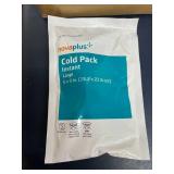 MSRP $216 3 NEW CASES OF 16 NOVAPLUS LARGE INSTANT COLD PACKS (6X9) 48 TOTAL COLD PACKS FOR FIRST AID AND THERAPY