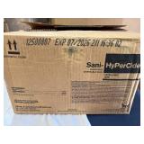 MSRP $200 PDI SANI-HYPERCIDE GERMICIDAL DISPOSABLE WIPES, 6 CANISTERS X 65 WIPES (390 TOTAL), EXTRA LARGE 7.5" X 15" PROFESSIONAL MEDICAL-GRADE DISINFECTANT, FAST 1-MINUTE KILL TIME, HOSPITAL DENTAL E