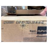 MSRP $200 PDI SANI-HYPERCIDE GERMICIDAL DISPOSABLE WIPES, 6 CANISTERS X 65 WIPES (390 TOTAL), EXTRA LARGE 7.5" X 15" PROFESSIONAL MEDICAL-GRADE DISINFECTANT, FAST 1-MINUTE KILL TIME, HOSPITAL DENTAL E