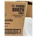 MSRP $180 CLOROX HEALTHCARE HYDROGEN PEROXIDE DISINFECTANT WIPES CASE, 6 CANISTERS X 155 WIPES (930 TOTAL), PROFESSIONAL HOSPITAL-GRADE CLEANER, NON-BLEACH FORMULA, MEDICAL DENTAL VETERINARY EMS FACIL