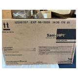 MSRP $150 1 NEW Case PDI Sani-HP1 Germicidal XL Wipes, REF P83184, 6 Canisters x 95 Wipes Each, 1-Min Kill Time for 50 Pathogens Including Norovirus & C. Auris, Hydrogen Peroxide Formula, Extra La