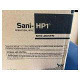 MSRP $150 1 NEW Case PDI Sani-HP1 Germicidal XL Wipes, REF P83184, 6 Canisters x 95 Wipes Each, 1-Min Kill Time for 50 Pathogens Including Norovirus & C. Auris, Hydrogen Peroxide Formula, Extra La