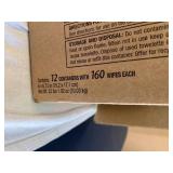 MSRP $300 PDI SANI-CLOTH SUPER GERMICIDAL DISPOSABLE WIPES CASE, 12 CANISTERS X 160 WIPES (1,920 TOTAL), LARGE WIPES, HOSPITAL-GRADE DISINFECTANT, FAST 2-MINUTE BACTERICIDAL VIRUCIDAL CLEANING, MEDICA