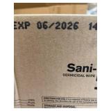 MSRP $150 1 NEW Case PDI Sani-HP1 Germicidal XL Wipes, REF P83184, 6 Canisters x 95 Wipes Each, 1-Min Kill Time for 50 Pathogens Including Norovirus & C. Auris, Hydrogen Peroxide Formula, Extra La