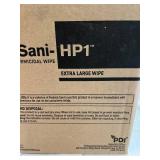 MSRP $150 1 NEW Case PDI Sani-HP1 Germicidal XL Wipes, REF P83184, 6 Canisters x 95 Wipes Each, 1-Min Kill Time for 50 Pathogens Including Norovirus & C. Auris, Hydrogen Peroxide Formula, Extra La